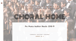 Desktop Screenshot of llachoral.com